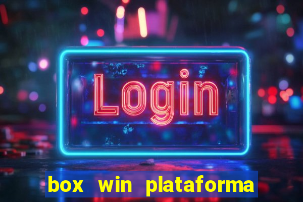 box win plataforma de jogos